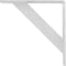 Ekena Millwork Traditional Steel Bracket, Hammered White 2"W x 12"D x 12"H BKTM02X12X12TRHWH - alternate 8